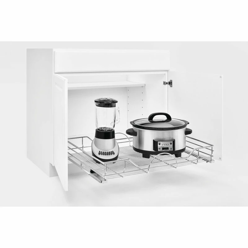 Rev-A-Shelf Steel Pull Out Organizer With Soft-Close For Base Cabinets, 32.36" 5 Rev-A-Shelf Steel Pull Out Organizer With Soft-Close For Base Cabinets, 32.36" - Image 3