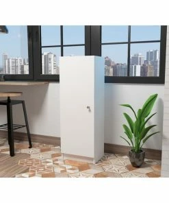 Home Square Belleria 47" High Pantry Cabinet In White - Set Of 2 -Coast2Coast shop 40a1b29703ad2cfa 6490 w800 h800 b0 p0