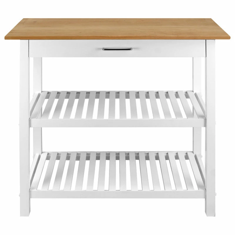 Casual Home Kitchen Island With Solid American Cherry Top 3 Casual Home Kitchen Island With Solid American Cherry Top