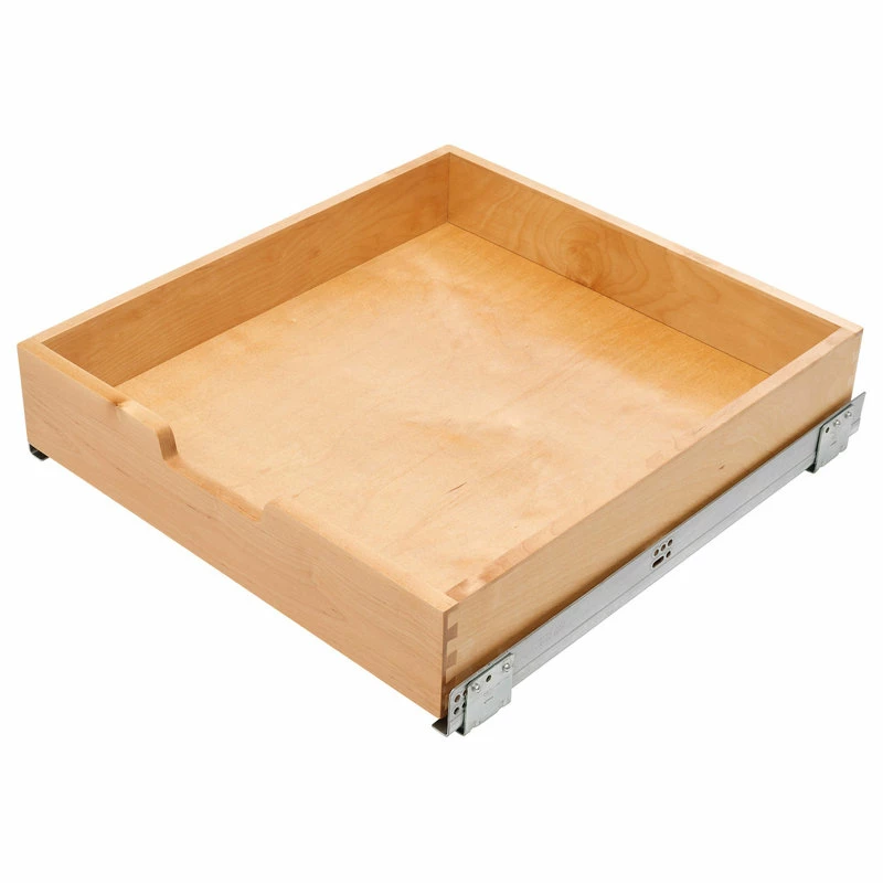 Rev-A-Shelf Wood Base Cabinet Pull Out Drawers With Soft Close, 4.85", 20.06"W 3 Rev-A-Shelf Wood Base Cabinet Pull Out Drawers With Soft Close, 4.85", 20.06"W