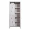 Furniture Of America E-Commerce By Enitial Lab Furniture Of America Kleva Transitional Wood Sliding Door Pantry In White Oak -Coast2Coast shop 49e14e4f009b5c83 0657 w800 h800 b1 p0