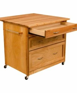 Catskill Craftsmen 3 Drawer Kitchen Cart In Natural Birch 11 Catskill Craftsmen 3 Drawer Kitchen Cart In Natural Birch -Coast2Coast shop 4a31d4f807506f30 3529 w800 h800 b1 p0
