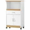Hodedah Import Inc. Microwave Cart, White 2 Hodedah Import Inc. Microwave Cart, White -Coast2Coast shop 4c7185c709bc49a2 2777 w800 h800 b1 p0