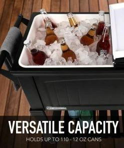 Permasteel, Inc Permasteel 80 Quart Portable Rolling Patio Cooler, Black 15 Permasteel, Inc Permasteel 80 Quart Portable Rolling Patio Cooler, Black -Coast2Coast shop 4d91eb5200c8d589 4603 w800 h800 b0 p0