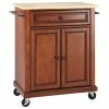 Crosley Natural Wood Top Portable Kitchen Island Cart, Classic Cherry 1 Crosley Natural Wood Top Portable Kitchen Island Cart, Classic Cherry -Coast2Coast shop 4f3114ac065cb12b 0138 w800 h800 b1 p0