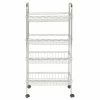 Safavieh Pierre0 Chrome Wire Adjustable Mini Trolley