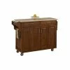 Hawthorne Collections 49" Wood Top Kitchen Cart In Cottage Oak -Coast2Coast shop 5481476f0892a9a4 5208 w800 h800 b1 p0