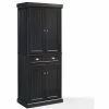 Crosley Seaside 4 Door Coastal Pantry In Black 2 Crosley Seaside 4 Door Coastal Pantry In Black -Coast2Coast shop 57e1e2760fb4cf63 3873 w800 h800 b1 p0