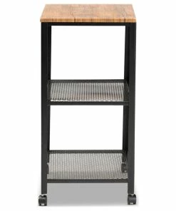 Baxton Studio Nemagro Metal And Wood Kitchen Serving Cart 9 Baxton Studio Nemagro Metal And Wood Kitchen Serving Cart -Coast2Coast shop 5ad19c5e0e7bec71 2471 w800 h800 b1 p0
