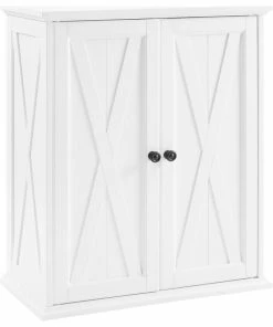 Crosley Clifton Stackable Pantry Distressed White