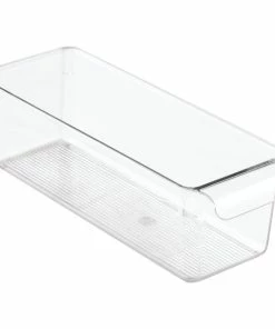 IDesign Linus Pullz Kitchen Organizer, Clear
