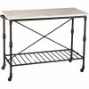 SEI Furniture Morenci Faux Marble Kitchen Island In Matte Black 2 SEI Furniture Morenci Faux Marble Kitchen Island In Matte Black -Coast2Coast shop 64f12eb30b842eb1 3718 w800 h800 b1 p0