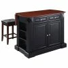 Crosley Drop Leaf Breakfast Kitchen Island, Black, 24" Upholstered Square Seat Stools 1 Crosley Drop Leaf Breakfast Kitchen Island, Black, 24" Upholstered Square Seat Stools -Coast2Coast shop 6641758f06685ea3 5496 w800 h800 b1 p0