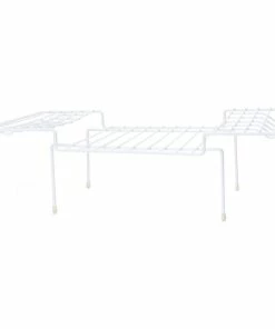 Ybm Home Inc. YBM Home Wire Kitchen Counter And Cabinet Helper Shelf, White