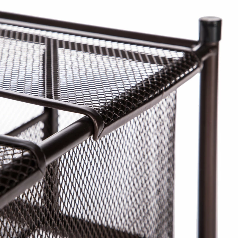 Home Zone Living Under Sink Sliding Basket Organizer, Vertical Divider 8 Home Zone Living Under Sink Sliding Basket Organizer, Vertical Divider - Image 6