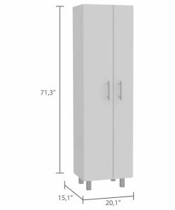 HomeRoots White Versatile Tall Pantry Or Laundry Cabinet 10 HomeRoots White Versatile Tall Pantry Or Laundry Cabinet -Coast2Coast shop 6e91873b026c350c 2572 w800 h800 b1 p0