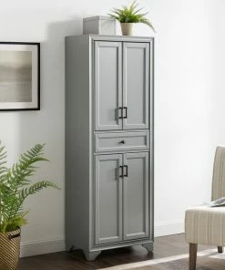 Crosley Tara Pantry Distressed Gray -Coast2Coast shop 6f71ee430f73b8ba 0114 w800 h800 b0 p0
