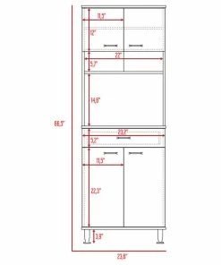 FM FURNITURE Bay Area Pantry, White -Coast2Coast shop 72910c8903515873 1831 w800 h800 b1 p0