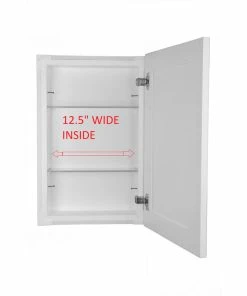 Timber Tree Cabinets Fruitville Shaker Style Frameless Recessed Wood Pantry Cabinet, 14x50, White Ena -Coast2Coast shop 733147c602a794dc 6249 w800 h800 b1 p0