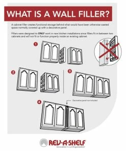 Rev-A-Shelf Wood Wall Filler Pull Out For 36" H New Kitchen Wall Cabinets, 3"W, 36"H -Coast2Coast shop 7621f91b02585830 8032 w800 h800 b1 p0