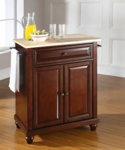 Crosley Cambridge Natural Wood Top Portable Kitchen Island, Vintage Mahogany Finish 10 Crosley Cambridge Natural Wood Top Portable Kitchen Island, Vintage Mahogany Finish -Coast2Coast shop 773163ca06463a13 0166 w800 h800 b0 p0