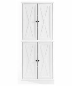 Crosley Clifton Tall Pantry Distressed White 2 Stackable Pantries -Coast2Coast shop 7751c55b0f73ba23 0161 w800 h800 b1 p0