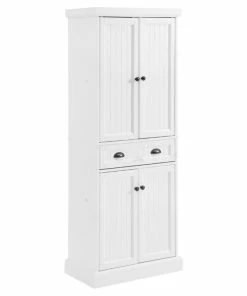 Crosley Shoreline Coastal Pantry In White