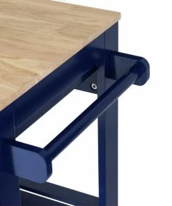 Glitzhome 34.25''H Wooden Basic Kitchen Island, 1 Drawer And 1 Door And 2 Tier, Navy Blue 17 Glitzhome 34.25''H Wooden Basic Kitchen Island, 1 Drawer And 1 Door And 2 Tier, Navy Blue -Coast2Coast shop 7811400400d6ba30 4113 w800 h800 b0 p0