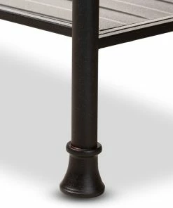 Baxton Studio Nils Rustic Industrial Wood And Dark Bronze Metal Kitchen Storage Shelf Unit -Coast2Coast shop 7ad1ce800c1c1dd7 7162 w800 h800 b0 p0