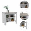 Tuhome Furniture Tuhome Modern Engineered Wood White Cala Kitchen Island -Coast2Coast shop 7b118bd4001b8a24 4925 w800 h800 b1 p0