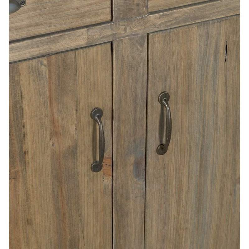 Crafters And Weavers Barlow Rustic Wood Display Kitchen Island 6 Crafters And Weavers Barlow Rustic Wood Display Kitchen Island - Image 4