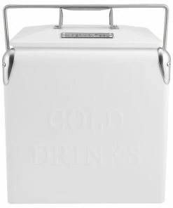 Permasteel, Inc Permasteel 14 Quart Portable Picnic Cooler, White