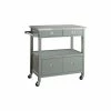 Linon Home Decor Products Linon Sydney Wood Kitchen Storage And Prep Cart In Gray 1 Linon Home Decor Products Linon Sydney Wood Kitchen Storage And Prep Cart In Gray -Coast2Coast shop 8421fc7a07db0413 5746 w800 h800 b1 p0
