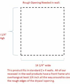 Timber Tree Cabinets Fruitville Shaker Style Frameless Recessed Wood Pantry Cabinet, 14x50, White Ena -Coast2Coast shop 85f1f52c02a794e3 6249 w800 h800 b1 p0