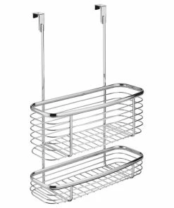 IDesign Axis Over The Cabinet Basket, Chrome
