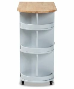 Baxton Studio Andmorra Coastal Gray Kitchen Cart -Coast2Coast shop 86f110250e7bec69 2473 w800 h800 b1 p0