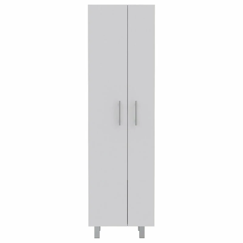 FM FURNITURE Norway Broom Closet Pantry, White 3 FM FURNITURE Norway Broom Closet Pantry, White