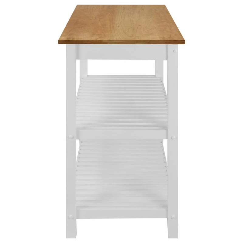 Casual Home Kitchen Island With Solid American Cherry Top 4 Casual Home Kitchen Island With Solid American Cherry Top - Image 2