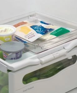 IDesign Fridge And Freeze Binz, 12"x2" Tray, Clear -Coast2Coast shop 8971f9be0beb1984 0576 w800 h800 b0 p0
