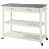 Crosley Solid Granite Top Kitchen Cart/Island, Optional Stool Storage, White -Coast2Coast shop 89b139cd06685eda 3925 w800 h800 b1 p0