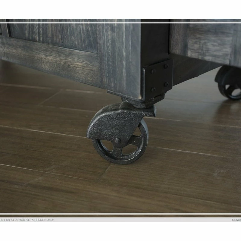 Crafters And Weavers Sawyer Solid Parota Wood Kitchen Island 7 Crafters And Weavers Sawyer Solid Parota Wood Kitchen Island - Image 5