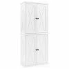 Crosley Clifton Tall Pantry Distressed White 2 Stackable Pantries -Coast2Coast shop 8e7160fa0f73ba1a 0161 w800 h800 b1 p0