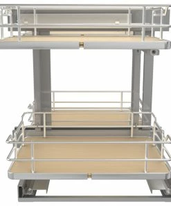 Rev-A-Shelf Steel 2-Tier Pull Out Solid Bottom Organizer For Blind Corner Cabinet, 15" 14 Rev-A-Shelf Steel 2-Tier Pull Out Solid Bottom Organizer For Blind Corner Cabinet, 15" -Coast2Coast shop 8ee1c0fe02585a98 8043 w800 h800 b1 p0