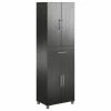 Decorn Modern Pantry Storage Cabinet, 4 Doors And Spacious Drawer, Nightfall Oak -Coast2Coast shop 8f7187a20152f810 7105 w800 h800 b1 p0
