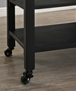 Decorn Farmhouse Kitchen Cart, Rustic Brown Top & Black Body With Plenty Storage Space 10 Decorn Farmhouse Kitchen Cart, Rustic Brown Top & Black Body With Plenty Storage Space -Coast2Coast shop 90512113010a7be9 2383 w800 h800 b0 p0
