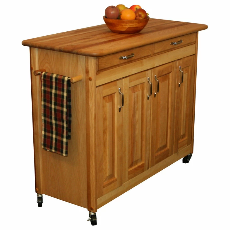 Catskill Craftsmen 44 Inch Butcher Block Kitchen Island 3 Catskill Craftsmen 44 Inch Butcher Block Kitchen Island