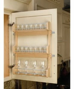 Rev-A-Shelf Wood Wall Cabinet Spice Rack Organizer, 16.5" -Coast2Coast shop 93812e810e7a5d42 8004 w800 h800 b0 p0