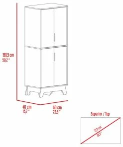 FM FURNITURE Zurich Double Kitchen Pantry Light Oak-White 15 FM FURNITURE Zurich Double Kitchen Pantry Light Oak-White -Coast2Coast shop 93d1321103515851 1840 w800 h800 b1 p0