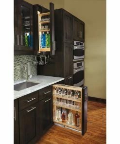 Rev-A-Shelf Wood Base Filler Pull Out Organizer For New Kitchen Applications, 9" 16 Rev-A-Shelf Wood Base Filler Pull Out Organizer For New Kitchen Applications, 9" -Coast2Coast shop 94016f140258588c 8036 w800 h800 b0 p0