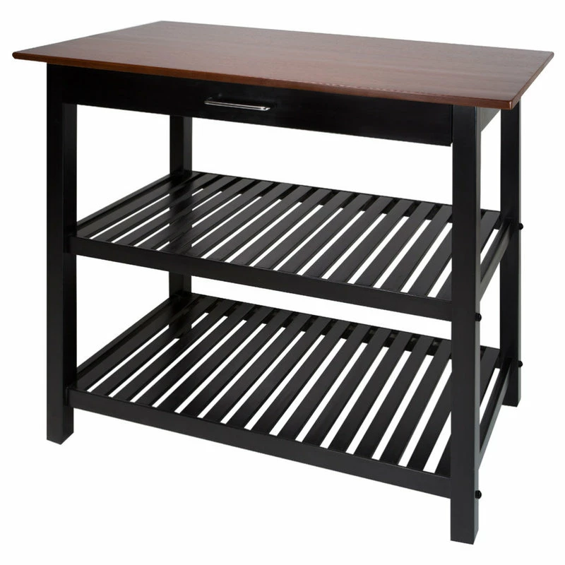 Casual Home Kitchen Island With Solid Wood 4 Casual Home Kitchen Island With Solid Wood - Image 2